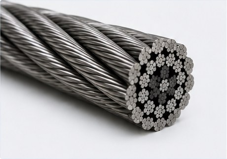 Steel wire rope construction
